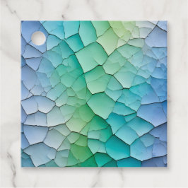 Etiquetas de regalo de arte de papel chocante colo