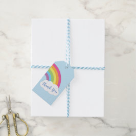 Etiquetas de regalo de Baby Shower favorito Rainbo