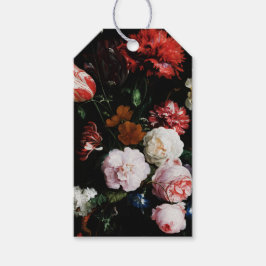 Etiquetas de regalo de boda Banqueta rojo oscuro F