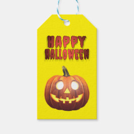 Etiquetas de regalo de calabaza