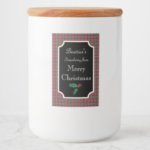 Etiquetas de regalo de caramelos de Navidad en tar