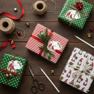 Etiquetas de regalo de cardenales