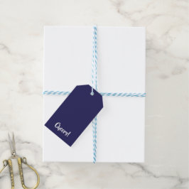 Etiquetas de regalo de Cheers Blue #26235C