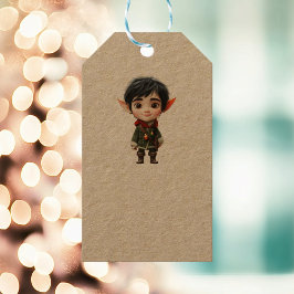 Etiquetas de regalo de Chill Boy Navidades Elf Kra