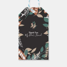 Etiquetas de regalo de citas de pan de texto edita