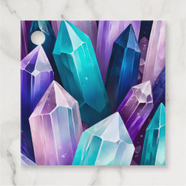 Etiquetas de regalo de Crystal Art de Rock colorid