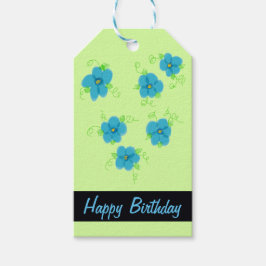 Etiquetas de regalo de cumpleaños de bonito