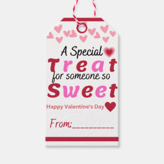 Etiquetas de regalo de el día de San Valentín, eti