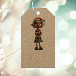 Etiquetas de regalo de Elf Kraft para los Navidade