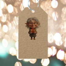 Etiquetas de regalo de Elf Kraft para los Navidade