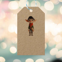Etiquetas de regalo de Elf Kraft para Navidades ad