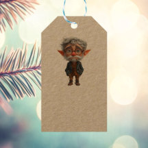 Etiquetas de regalo de Elf Kraft para Navidades ma