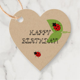 Etiquetas de regalo de favor de cumpleaños de mari