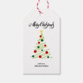 Etiquetas de regalo de Feliz Navidad