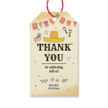 Etiquetas de regalo de Fiesta Cumpleaños