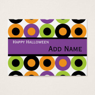 Etiquetas de regalo de Halloween retro