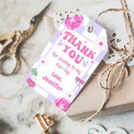 Etiquetas de regalo de la fiesta de cumpleaños de