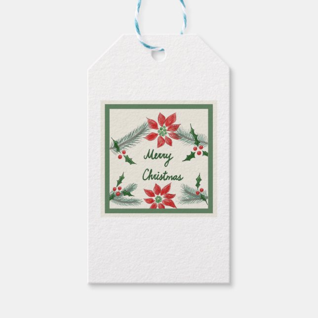 Etiquetas de regalo de navidad (Anverso)