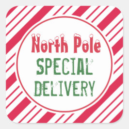 Etiquetas de regalo de Navidad de entrega especial