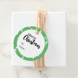 Etiquetas de Regalo de Navidad de Feliz