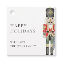 Etiquetas de regalo de Navidad de navidad de nutcr