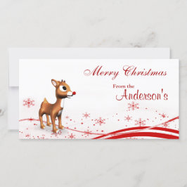 Etiquetas de regalo de Navidad para renos Personal