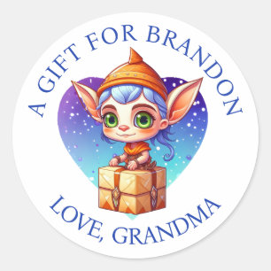 Etiquetas de regalo de Navidad personalizadas