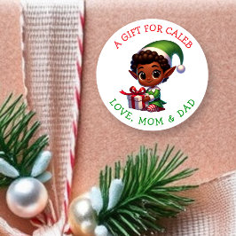 Etiquetas de regalo de Navidad personalizadas para