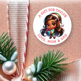 Etiquetas de regalo de Navidad personalizadas para