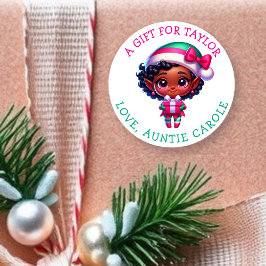 Etiquetas de regalo de Navidad personalizadas para