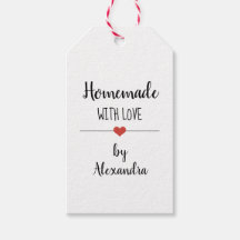 Etiquetas de regalo de nombres de guiones blancos 