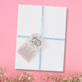 Etiquetas de regalo de Pascua personalizadas de co