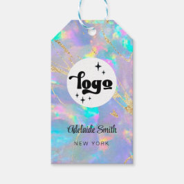 etiquetas de regalo de producto opal