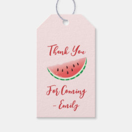 Etiquetas de regalo de sandía