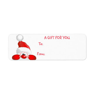 Etiquetas de regalo de Snowman