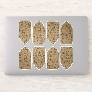 Etiquetas de regalo de Steampunk Vintage Christmas