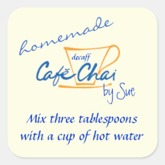 Etiquetas de regalo de té Chai caseras por ti