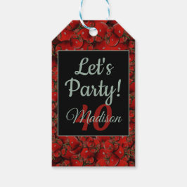 Etiquetas de regalo de tomates