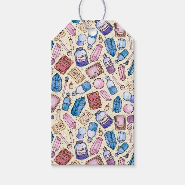 Etiquetas de regalo de Witchy Wonders (Anverso)