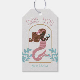 Etiquetas de regalo del cumpleaños de las niñas si