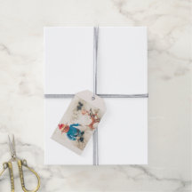 Etiquetas de regalo del Polo Norte