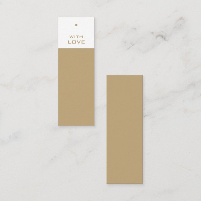 Etiquetas de regalo elegantes (Anverso / Reverso)