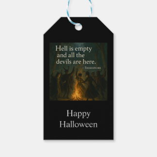 Etiquetas de regalo espeluznantes de Halloween - e