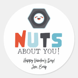 Etiquetas de regalo Kawaii del día de San Valentín