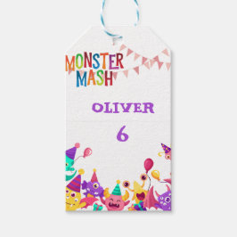 Etiquetas de regalo Monster Mash - Etiquetas para 