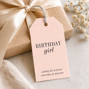 Etiquetas de regalo para cumpleañeras   Etiqueta d