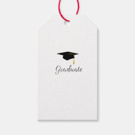 Etiquetas de regalo para el título de graduado