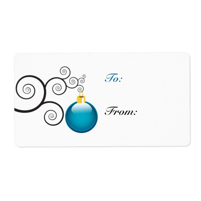 Etiquetas de regalo para navidades (Frente)