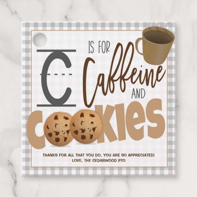 Etiquetas de regalo para profesores (Anverso)