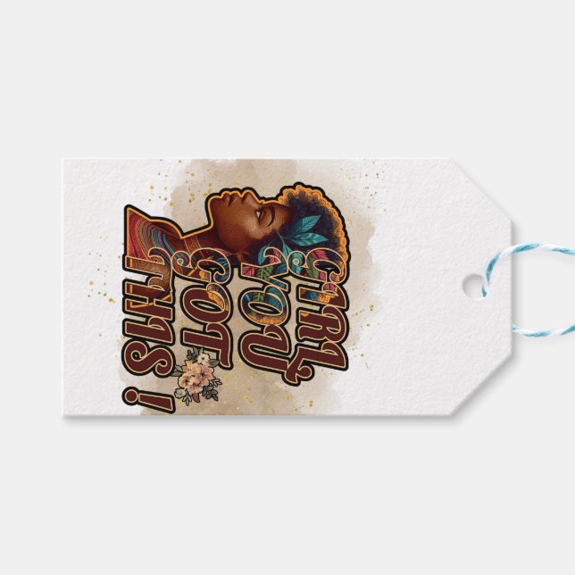 Etiquetas De Regalo Personalizadas - Chica, ¡Tiene (Frente (Horizontal))